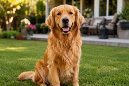 Golden retriver food and nutrition