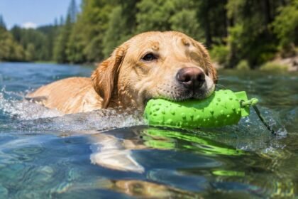 Labrador retriever swimming guide