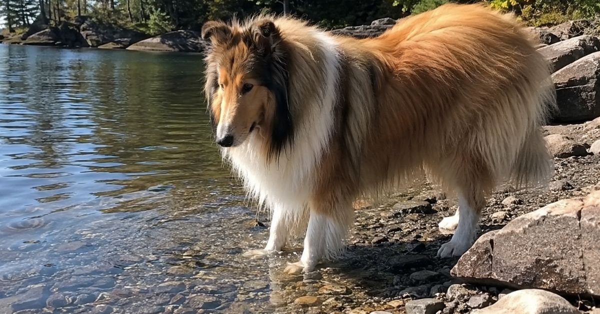coliie dog swimming guide