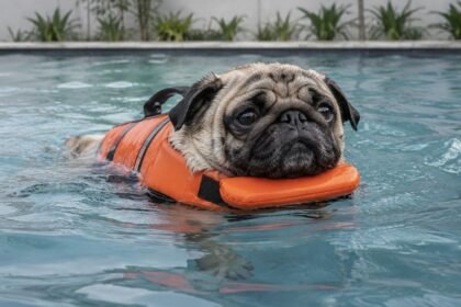 pug dog swimming guide