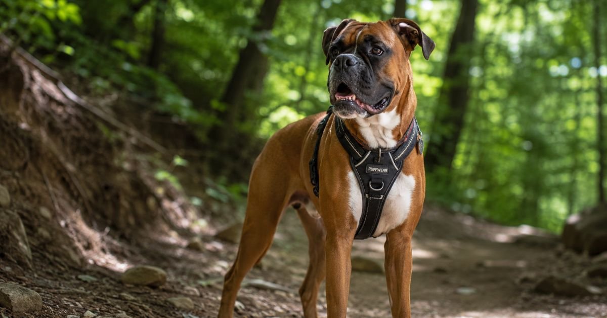 boxer dog hiking tips