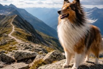 collie dog hiking tips