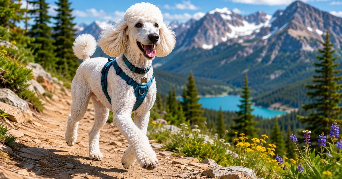 poodle dog hiking tips