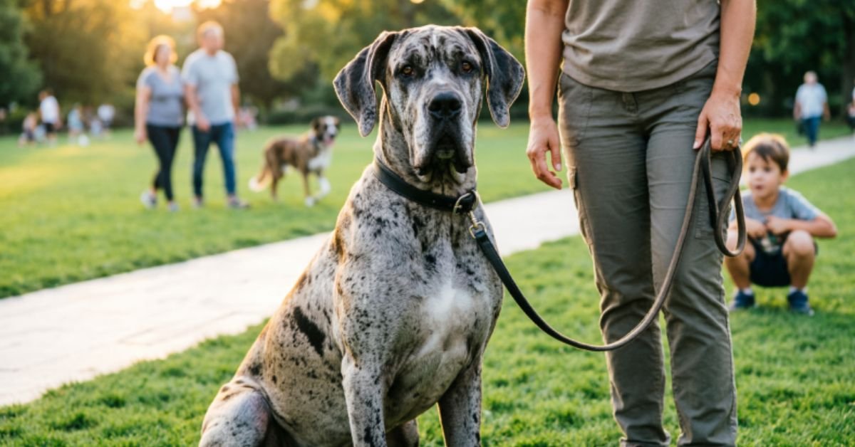 Socialization of Great Dane Dog